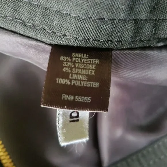 Express Design Studio Black A Line Circle Skirt Zip Back Women's Size 6 Y2K 90s - Picture 12 of 12